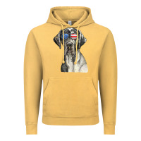 Vintage Mustard great dane sunglasses american usa flag 4th of july fourth t shirt Vintage Hoodie - InspiraDesign