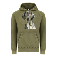 Vintage Olive great dane sunglasses american usa flag 4th of july fourth t shirt Vintage Hoodie - InspiraDesign