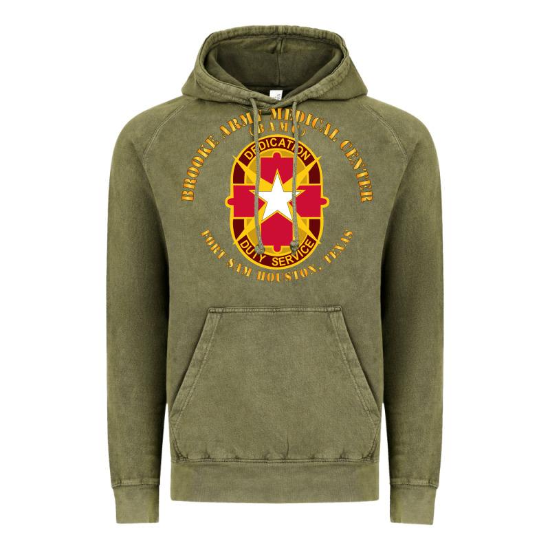 Brooke Army Medical Center Fort Sam Houston Tx Vintage Hoodie by InspiraDesign | Teevron