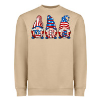 Mushroom usa fourth of july gnomes Heavyweight Sweatshirt - RanaPortraitStore