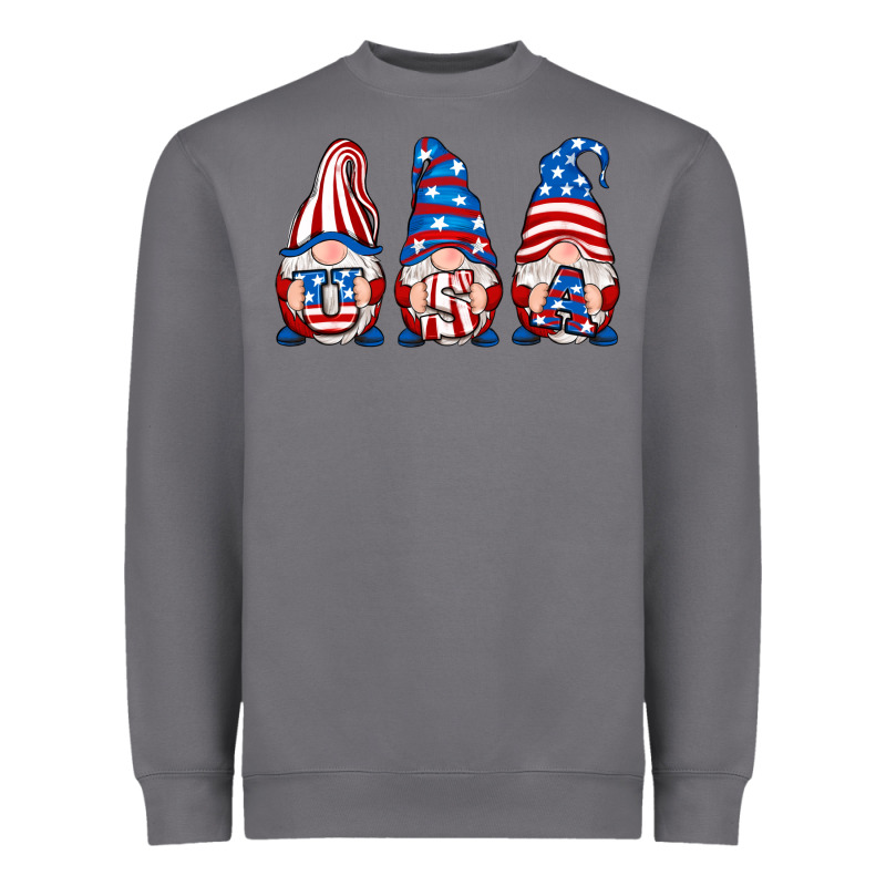 Usa Fourth Of July Gnomes Heavyweight Sweatshirt by RanaPortraitStore | Teevron