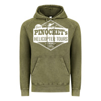 Vintage Olive Pinochet Helicopter Tours Vintage Hoodie - InspiraDesign