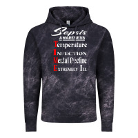 Cloud Black Sepsis Awareness  Know Sepsis Signs  Sepsis Surviv Vintage Hoodie - InspiraDesign