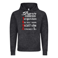Vintage Black Sepsis Awareness  Know Sepsis Signs  Sepsis Surviv Vintage Hoodie - InspiraDesign
