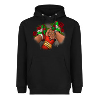Black Latina Mexican Heavyweight Hoodie - RanaPortraitStore