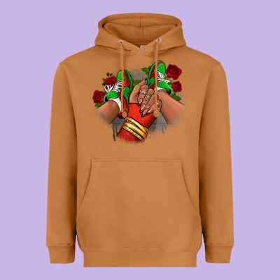 Latina Mexican Heavyweight Hoodie Designed By Ranaportraitstore