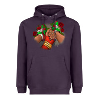 Plum Latina Mexican Heavyweight Hoodie - RanaPortraitStore