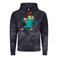 Cloud Black Perry The Platypus Vintage Hoodie - InspiraDesign