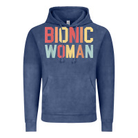 Vintage Denim bionic woman injury accident broken hip leg arm surgery t shirt Vintage Hoodie - InspiraDesign