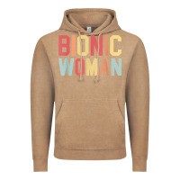 Vintage Coffee bionic woman injury accident broken hip leg arm surgery t shirt Vintage Hoodie - InspiraDesign