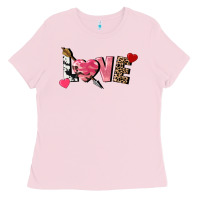 Bubblegum Pink love valentine's day Ladies Tee - FaDigitalArtStudio