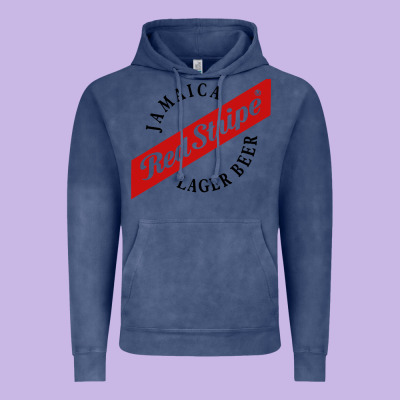 Jamaica Red Stripe Lager Beer Vintage Hoodie Designed By Inspiradesign