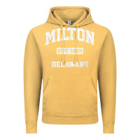 Vintage Mustard milton delaware de vintage state athletic style t shirt Vintage Hoodie - InspiraDesign