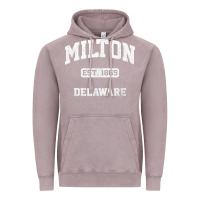 Vintage Zinc milton delaware de vintage state athletic style t shirt Vintage Hoodie - InspiraDesign