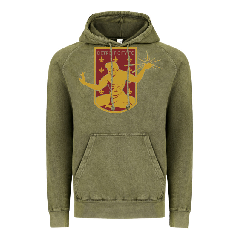 Usa,  Detroit City Fc Vintage Hoodie by InspiraDesign | Teevron