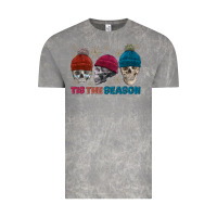 Cloud Rock tis the season skull winter Vintage Tee - FaDigitalArtStudio