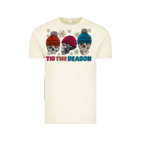Vintage Arctic tis the season skull winter Vintage Tee - FaDigitalArtStudio