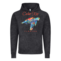 Vintage Black Cedar Key Florida Watercolor Sea Turtle Sweatshirt Vintage Hoodie - InspiraDesign