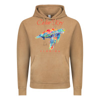 Vintage Camel Cedar Key Florida Watercolor Sea Turtle Sweatshirt Vintage Hoodie - InspiraDesign