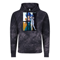 Cloud Black Neon Genesis Evangelion Rei Ayanami Vintage Hoodie - InspiraDesign