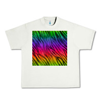 Pistachio colorful zebra seamless pattern Urban Heavy Tee - BundleAndBundleShop