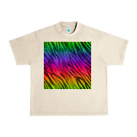 Sandshell colorful zebra seamless pattern Urban Heavy Tee - BundleAndBundleShop