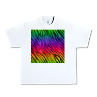 White colorful zebra seamless pattern Urban Heavy Tee - BundleAndBundleShop
