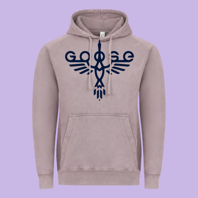 Goose Music Vintage Hoodie Designed By Inspiradesign