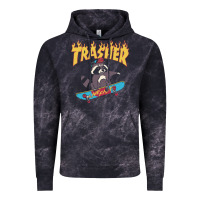 Cloud Black trasher Vintage Hoodie - InspiraDesign