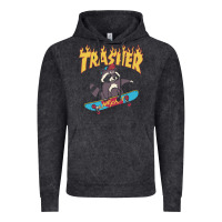 Vintage Black trasher Vintage Hoodie - InspiraDesign