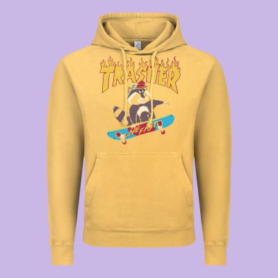 Trasher Vintage Hoodie Designed By Inspiradesign