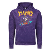 Cloud Purple trasher Vintage Hoodie - InspiraDesign