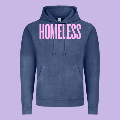 Homeless Vintage Hoodie Designed By Inspiradesign
