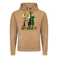 Vintage Camel Shrek Fiona & Shrek Get Ogre It Text Poster Vintage Hoodie - InspiraDesign