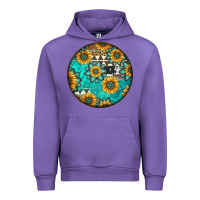 Tulip Round western pattern Urban Hoodie - Jasminsmagicworld