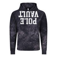 Cloud Black pole vault t shirt upside down funny pole vault jumper shirt Vintage Hoodie - InspiraDesign