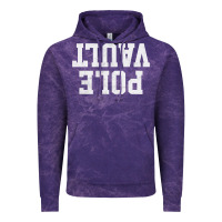 Cloud Purple pole vault t shirt upside down funny pole vault jumper shirt Vintage Hoodie - InspiraDesign