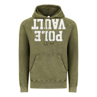 Vintage Olive pole vault t shirt upside down funny pole vault jumper shirt Vintage Hoodie - InspiraDesign