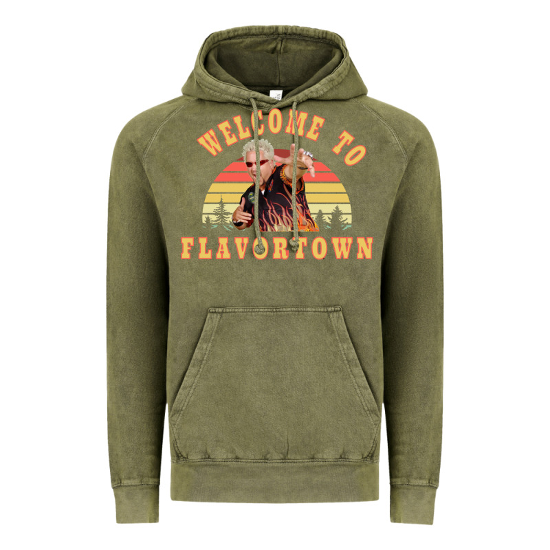 New Guy Fieri Fans Flavortown Vintage Hoodie by InspiraDesign | Teevron