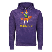 Cloud Purple barmaid oktoberfest funny german woman dirndl bratwurst t shirt Vintage Hoodie - InspiraDesign