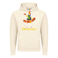 Vintage Artic barmaid oktoberfest funny german woman dirndl bratwurst t shirt Vintage Hoodie - InspiraDesign