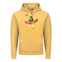 Vintage Mustard barmaid oktoberfest funny german woman dirndl bratwurst t shirt Vintage Hoodie - InspiraDesign