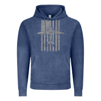 Vintage Denim C-47 Skytrain Wwii Transport Airplane Vintage Flag Vintage Hoodie - InspiraDesign