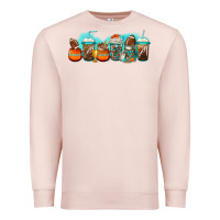 Pale Pink american football coffee cups Premium Sweatshirt - Jasminsmagicworld