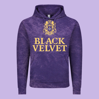 Black Velvet Canadian Whisky Vintage Hoodie Designed By Inspiradesign