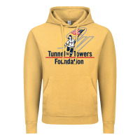 Vintage Mustard Tunnel To Towers F-oundation American Flag USA Flag Vintage Hoodie - InspiraDesign