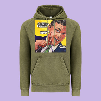 The Mothers Of Invention - Weasels Ripped My Flesh Vintage Hoodie Designed By Inspiradesign