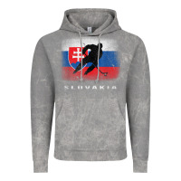 Cloud Rock Slovakia Ice Hockey Slovak Flag Vintage Hoodie - InspiraDesign