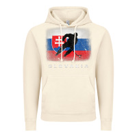 Vintage Artic Slovakia Ice Hockey Slovak Flag Vintage Hoodie - InspiraDesign