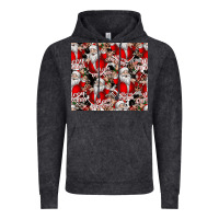 Vintage Black Merry Christmas Vintage Hoodie - CowhideDigitalArt